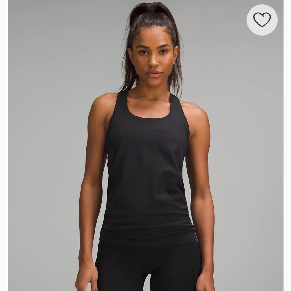 Lululemon Black Swiftly Tech Racerback Tank Top